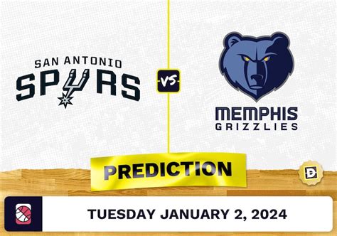 spurs vs grizzlies prediction|San Antonio Spurs vs. Memphis Grizzlies Prediction, Odds, NBA ..